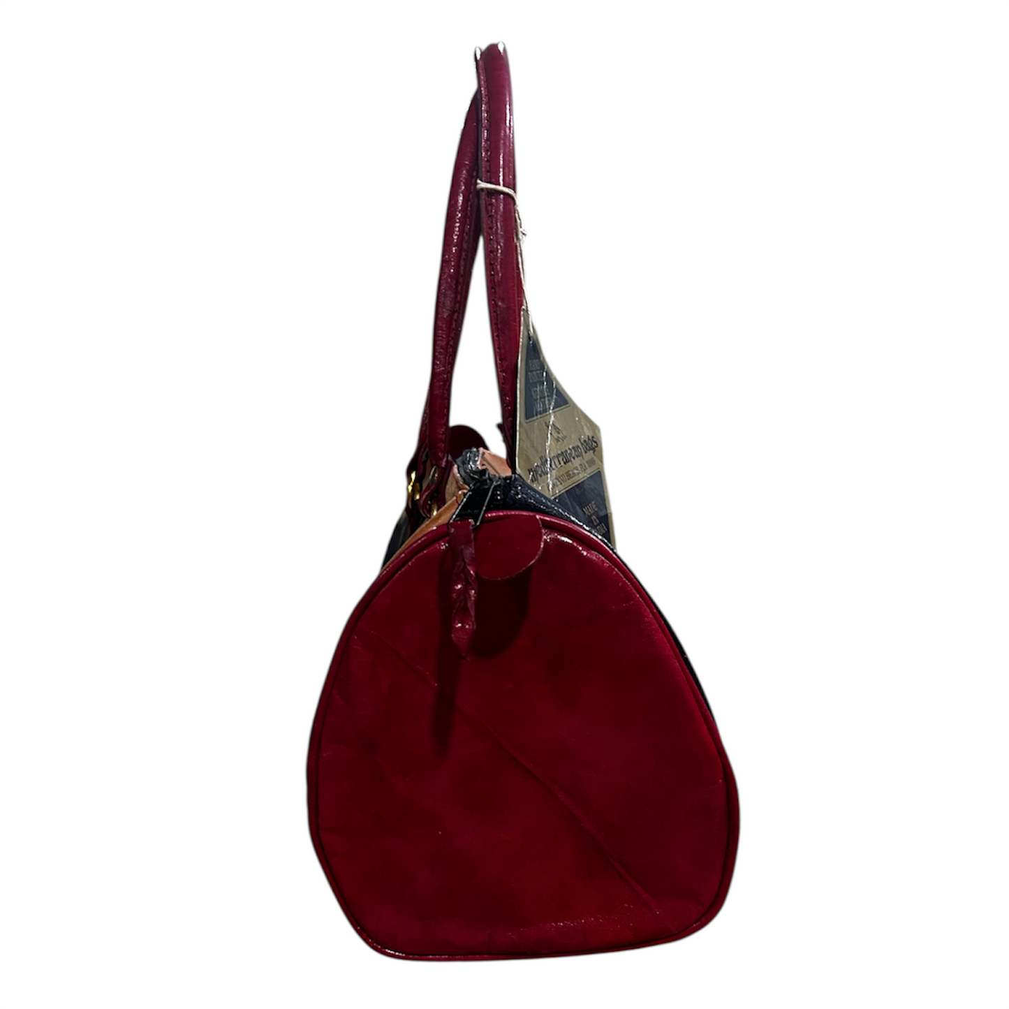 1960s Mediterranean Bags Hand Painted Genuine Leather