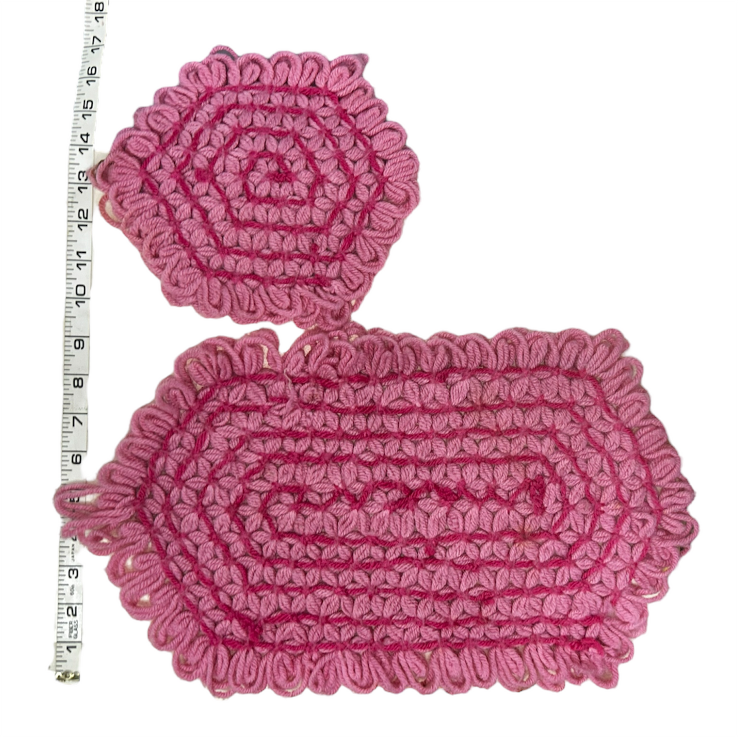 Handmade Crochet Hot Pads Set Of 2