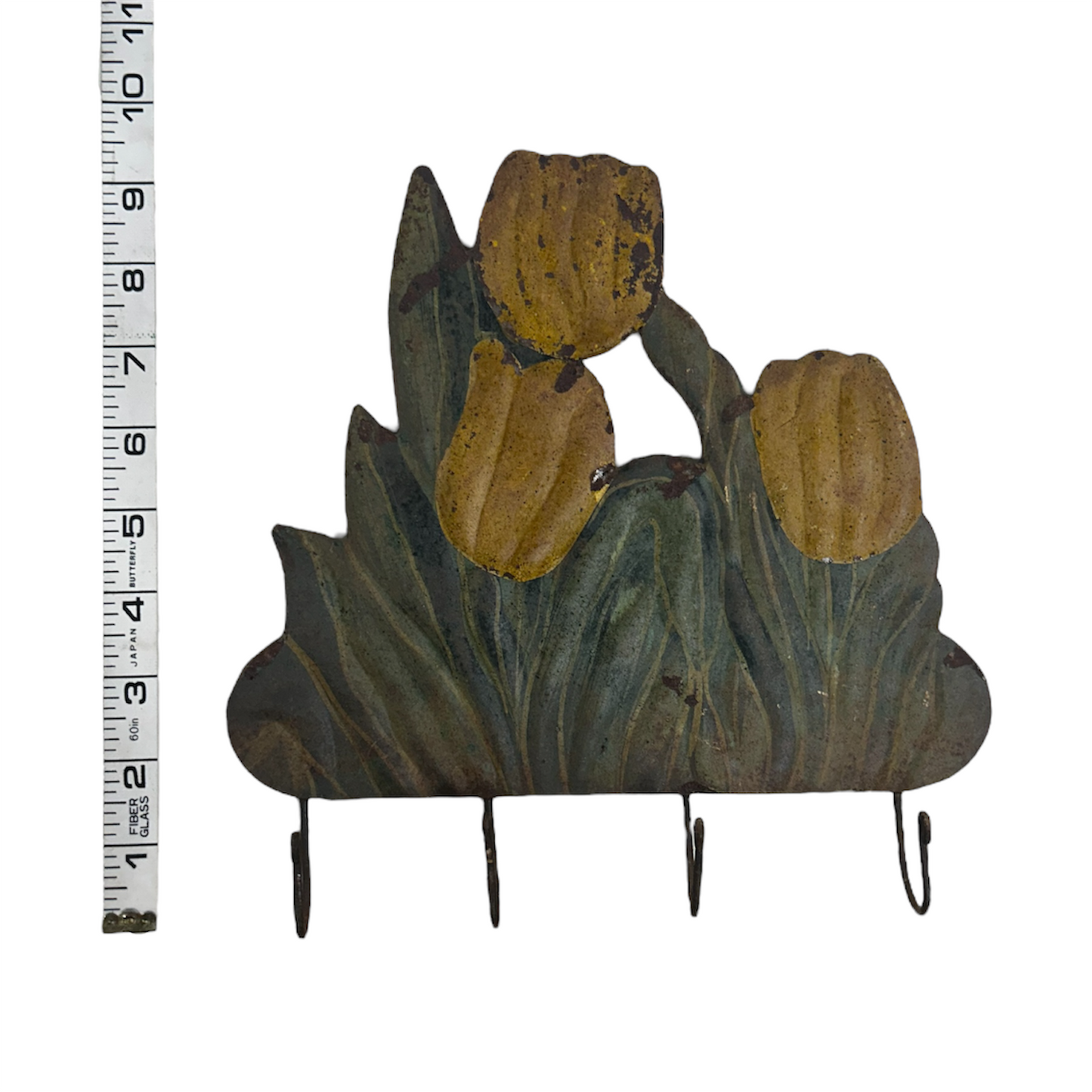Tin Flower Hanging Wall Hooks