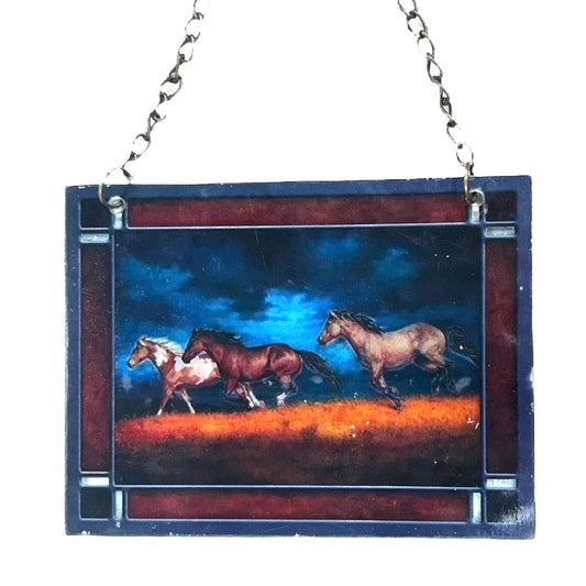 Hanging Panel Horse Decoration