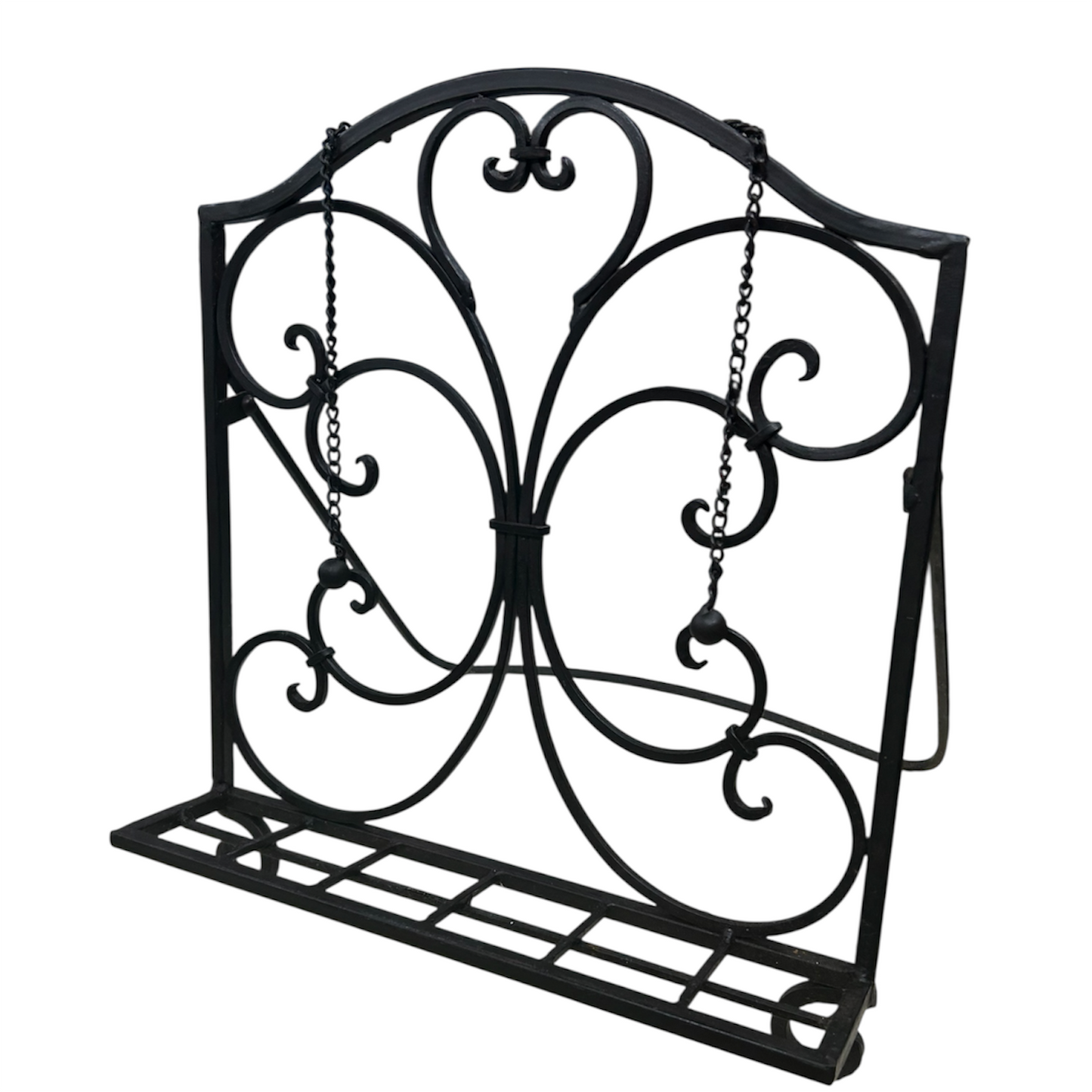 Black Metal Book Tablet Cookbook Stand