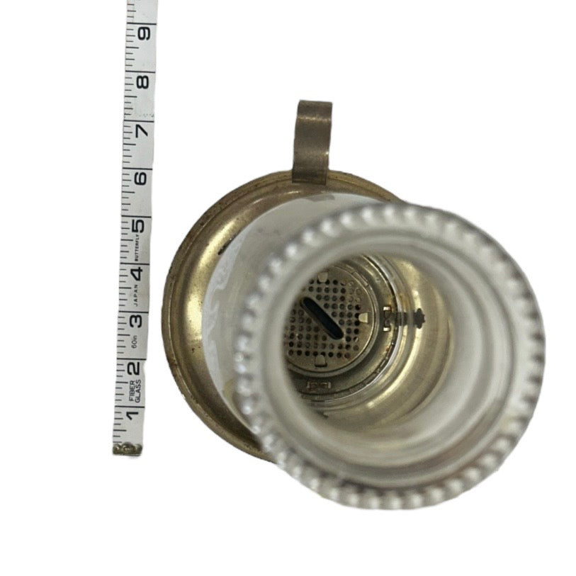 Brass American Eagle Kerosene Oil Lamp