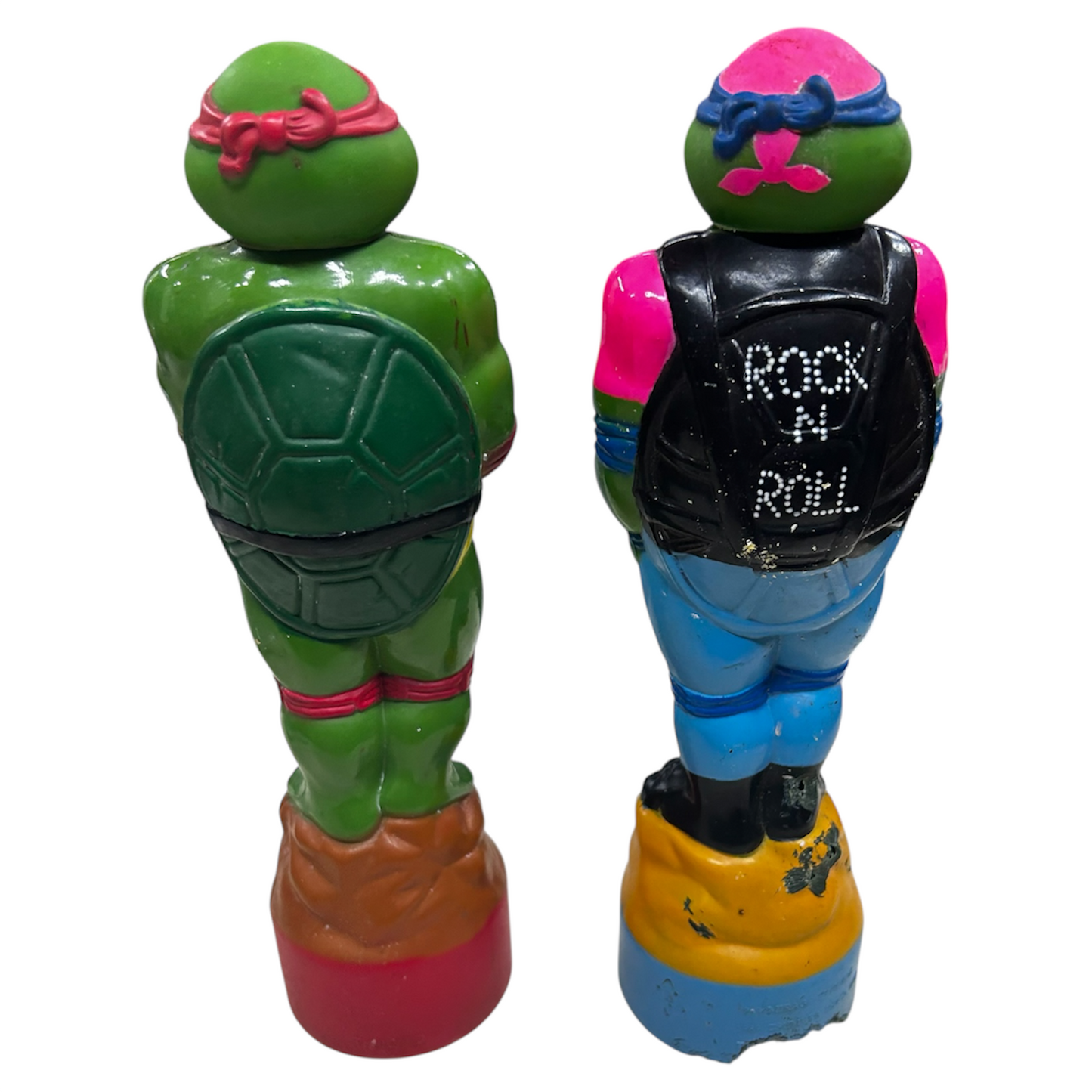 1989 Teenage Mutant Ninja Turtles Bubble Bath Bottles Set Of 2