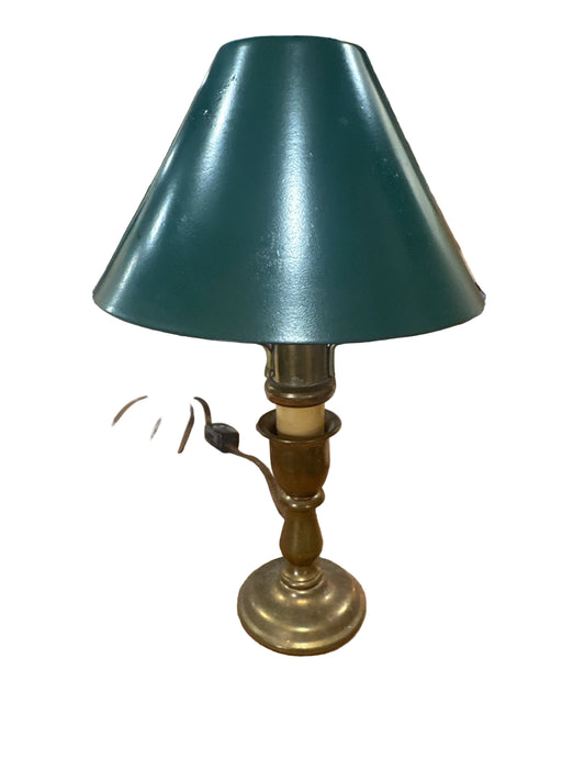 1970s Brass Tabletop Lamp - Vintage