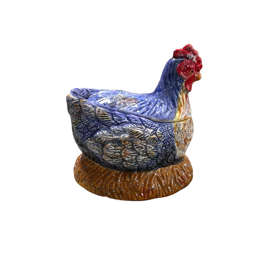 2001 Julie Ueland Feel Like Home Rooster Pottery Sugar