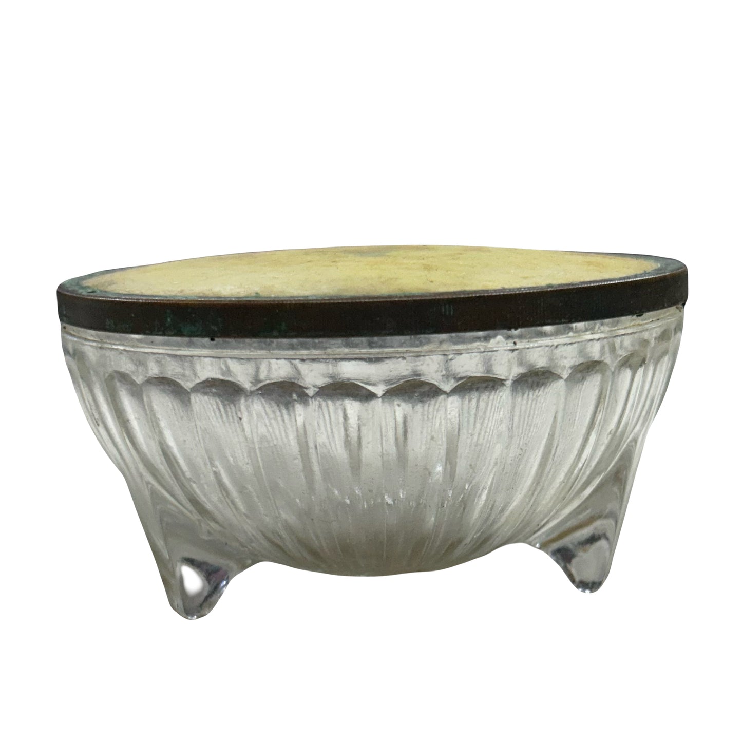 Vanity Powder Dish With Floral Lid
