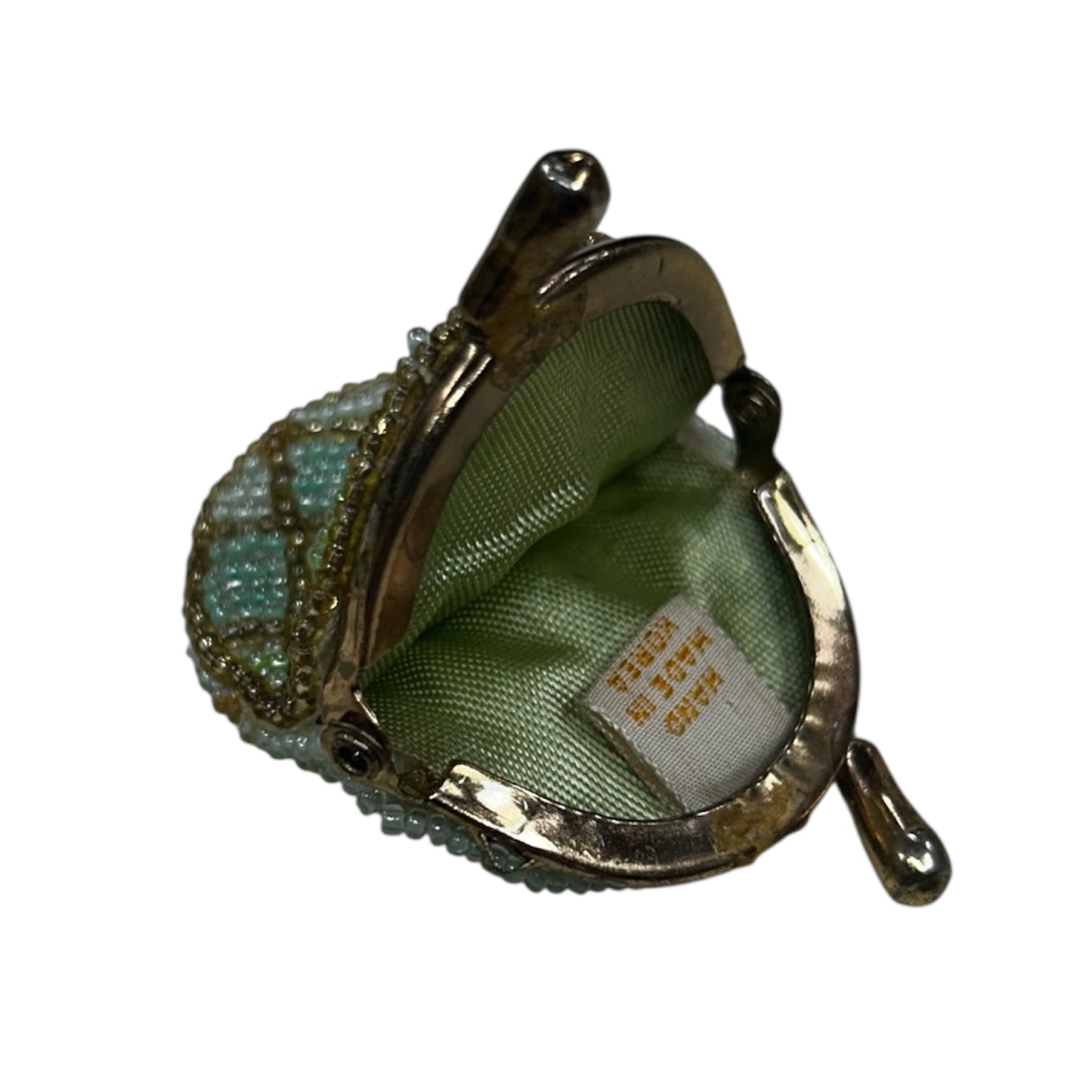 1950s Mini Korean Beaded Coin Purse