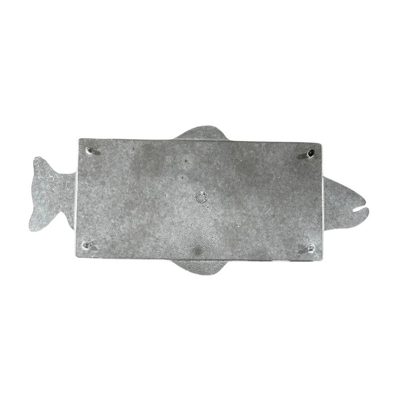 1970s Metal Salmon Tray With Feet - Vintage