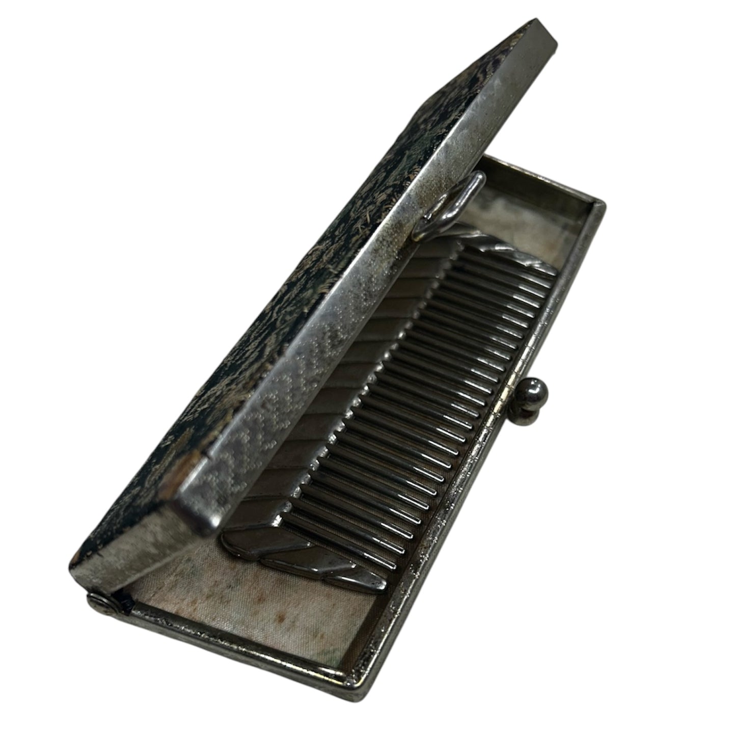 Traditional Craft Stamp Case With Comb