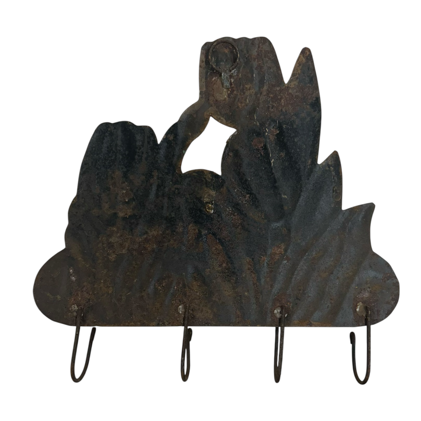 Tin Flower Hanging Wall Hooks