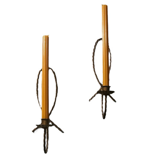 Set of 2 Wall Hanging Candle Holders Sconce