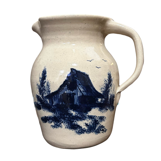 Blue Glaze Paul Storie Pottery Stonewear Pitcher