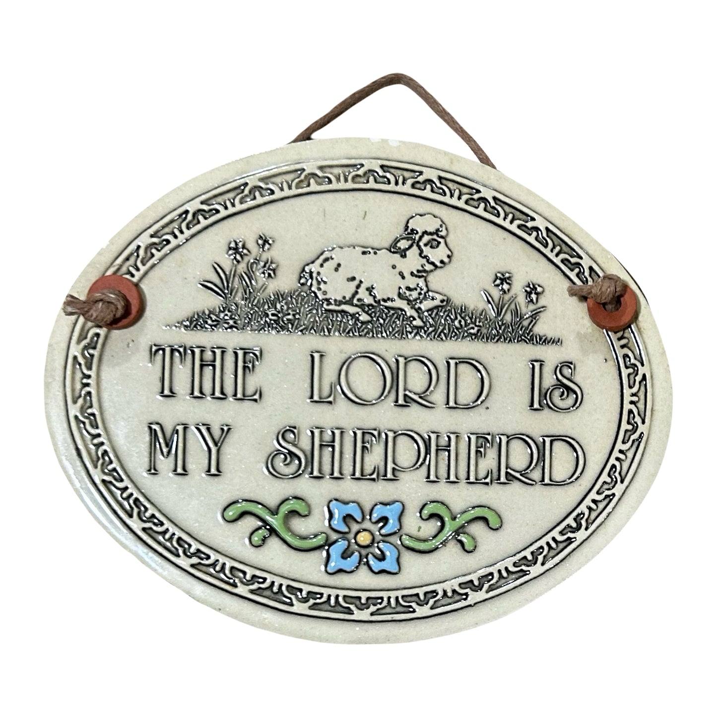 The Lord Is My Shepard Plaque - Vintage