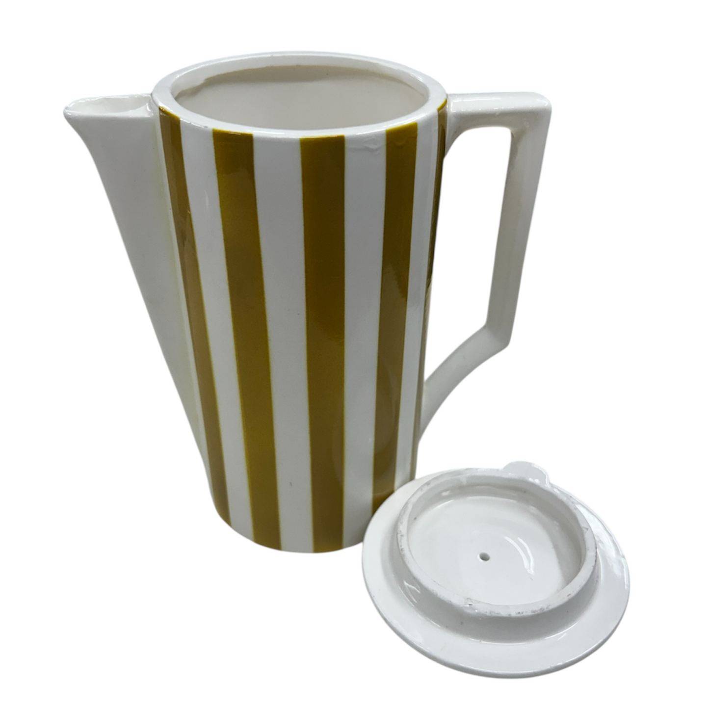 Rare Royal Sealy Gold Stripe Tea Pitcher